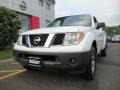 Avalanche White 2006 Nissan Frontier XE King Cab
