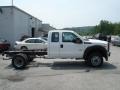 Oxford White 2012 Ford F550 Super Duty XL SuperCab 4x4 Chassis