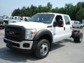 Oxford White - F550 Super Duty XL Crew Cab 4x4 Chassis Photo No. 4
