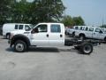 Oxford White 2012 Ford F550 Super Duty XL Crew Cab 4x4 Chassis Exterior