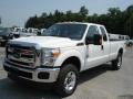 2012 Oxford White Ford F350 Super Duty XLT SuperCab 4x4  photo #4