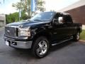 2006 Black Ford F250 Super Duty Lariat FX4 Off Road Crew Cab 4x4  photo #2