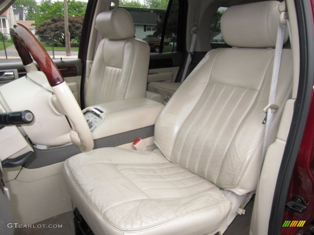 2004 Navigator Luxury - Merlot Red Metallic / Light Parchment photo #12