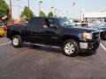 2008 Onyx Black GMC Sierra 1500 SLE Crew Cab 4x4  photo #2