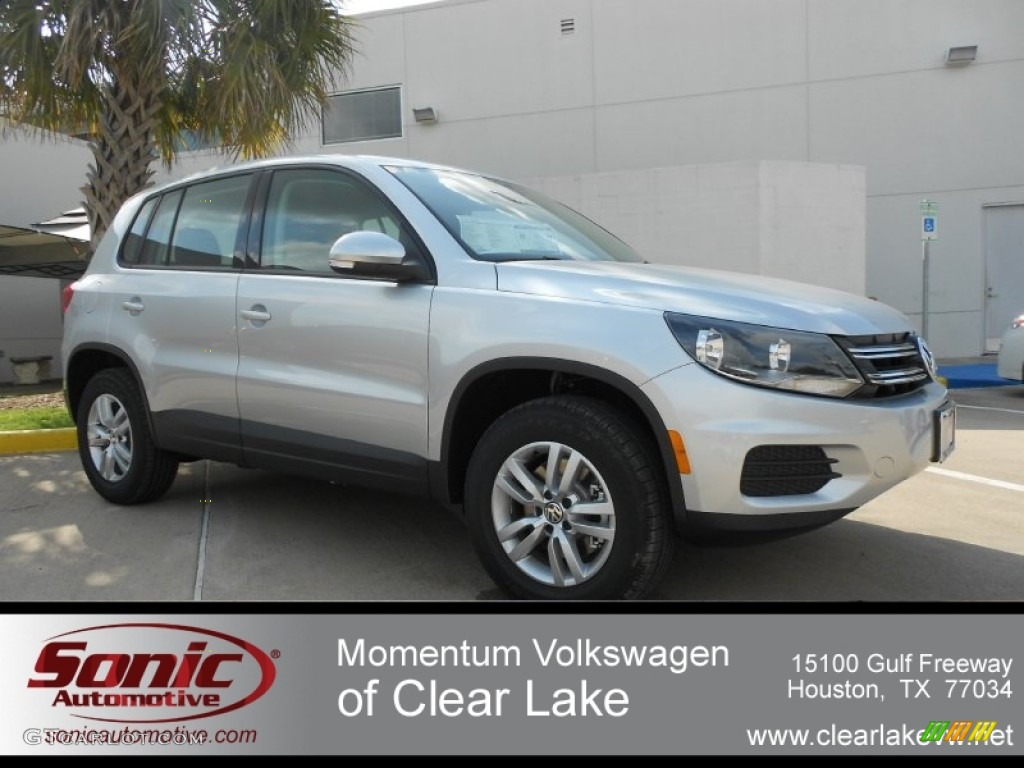 2012 Tiguan S - Reflex Silver Metallic / Black photo #1