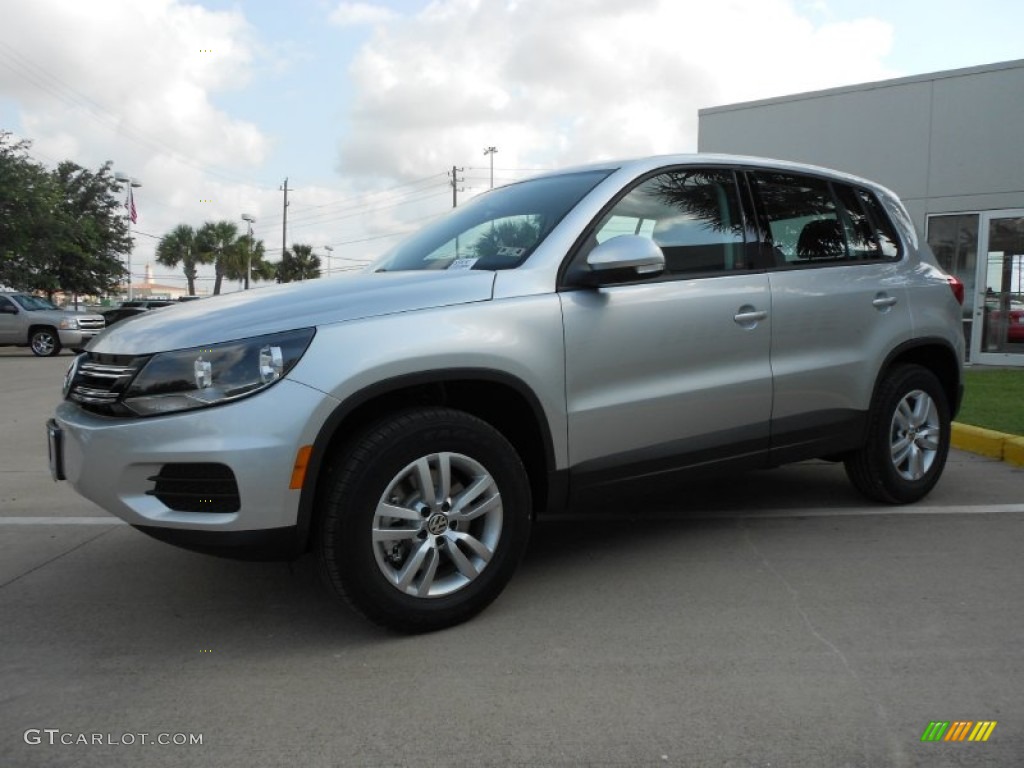 Reflex Silver Metallic 2012 Volkswagen Tiguan S Exterior Photo #65706275