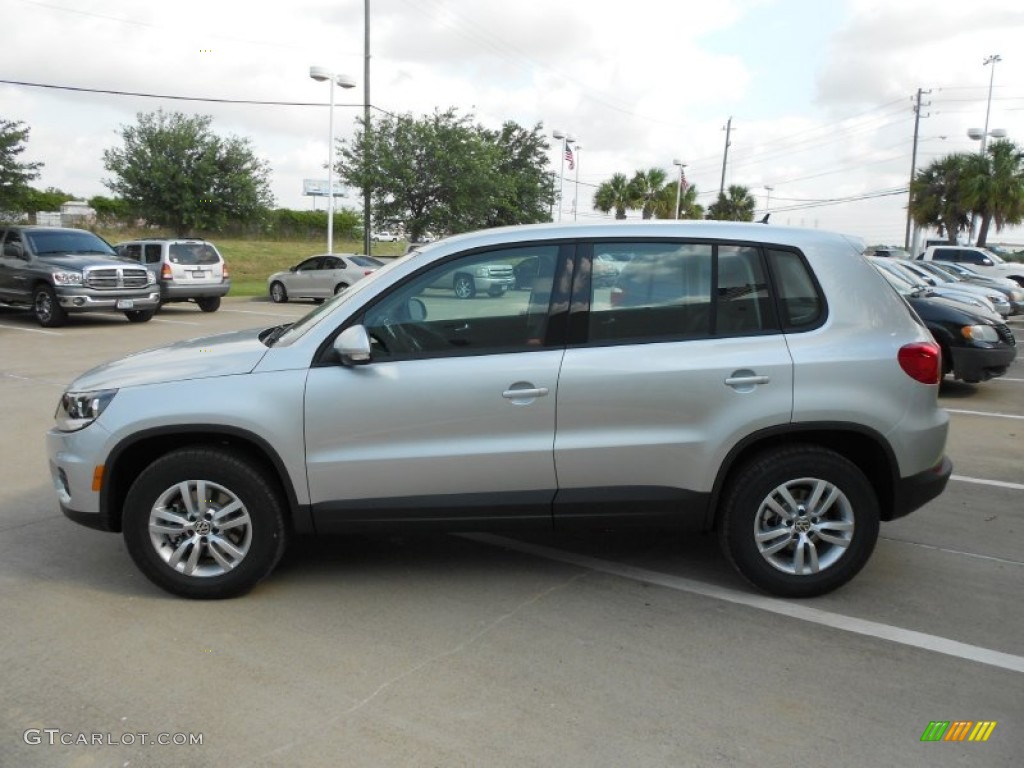 Reflex Silver Metallic 2012 Volkswagen Tiguan S Exterior Photo #65706281