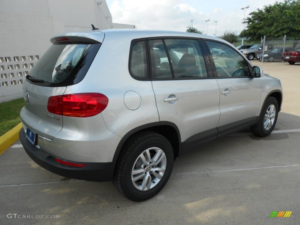 Reflex Silver Metallic 2012 Volkswagen Tiguan S Exterior Photo #65706314