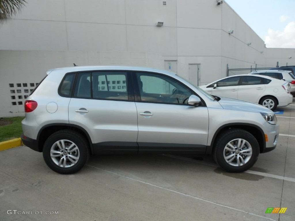 Reflex Silver Metallic 2012 Volkswagen Tiguan S Exterior Photo #65706323