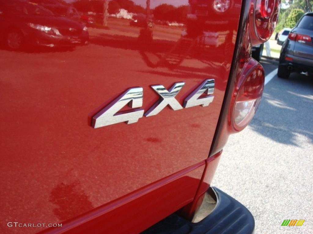 2007 Ram 1500 Big Horn Edition Quad Cab 4x4 - Flame Red / Khaki Beige photo #23