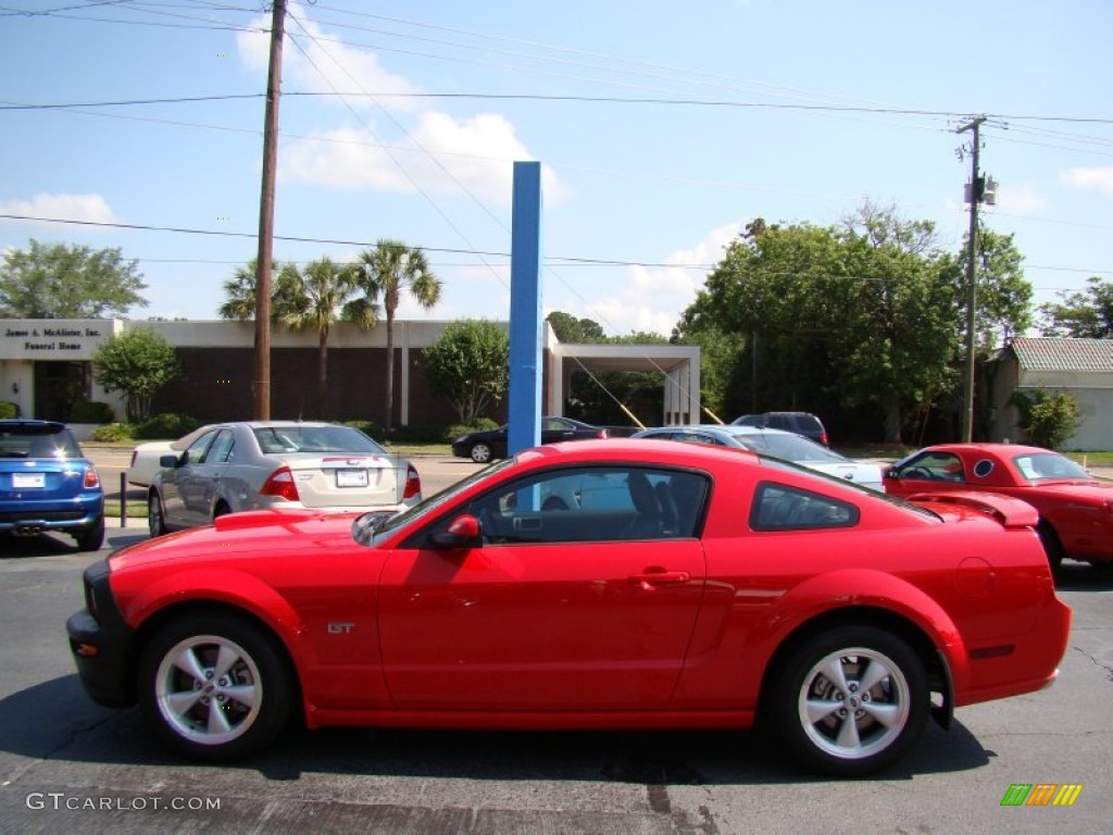 2007 Mustang GT Coupe - Torch Red / Dark Charcoal photo #5