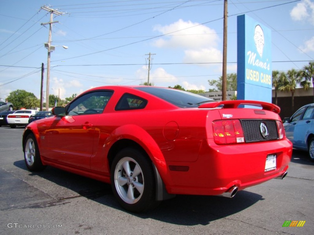 2007 Mustang GT Coupe - Torch Red / Dark Charcoal photo #6