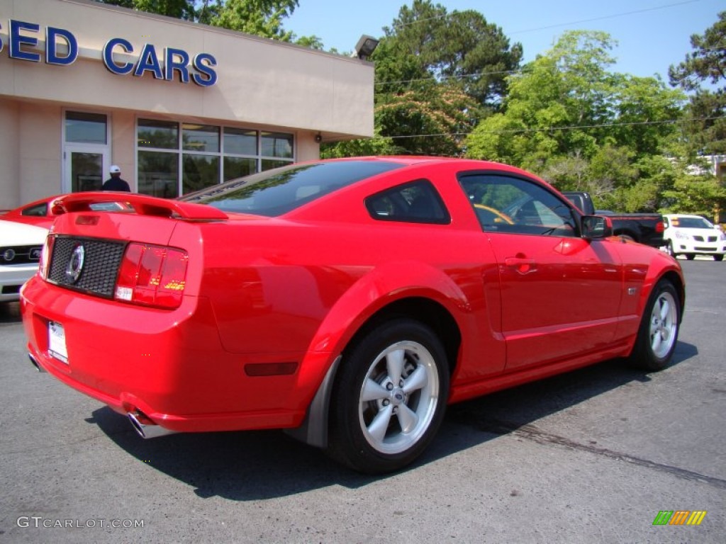 2007 Mustang GT Coupe - Torch Red / Dark Charcoal photo #8