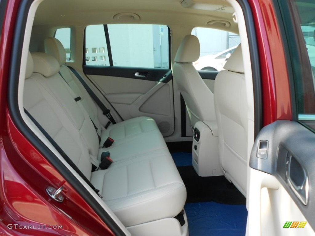 Beige Interior 2012 Volkswagen Tiguan SE Photo #65707253