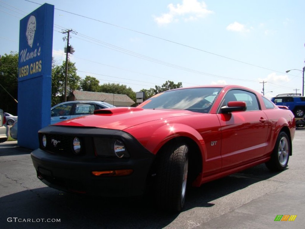 2007 Mustang GT Coupe - Torch Red / Dark Charcoal photo #25