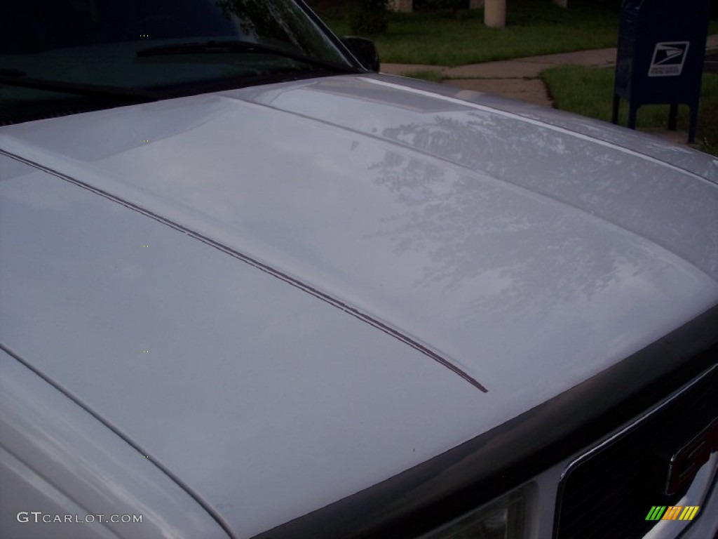 1997 Sierra 1500 SLT Extended Cab - Olympic White / Pewter Gray photo #22