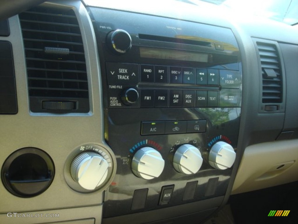 2010 Tundra Double Cab - Super White / Sand Beige photo #14