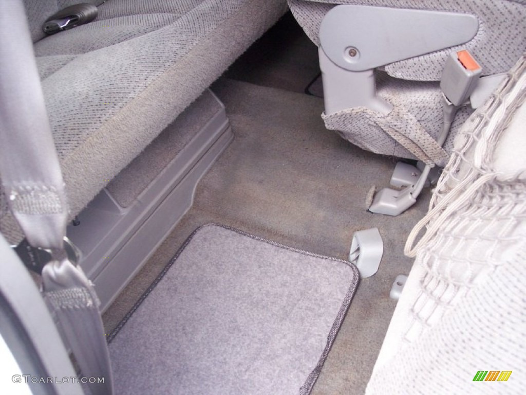 1997 Sierra 1500 SLT Extended Cab - Olympic White / Pewter Gray photo #48