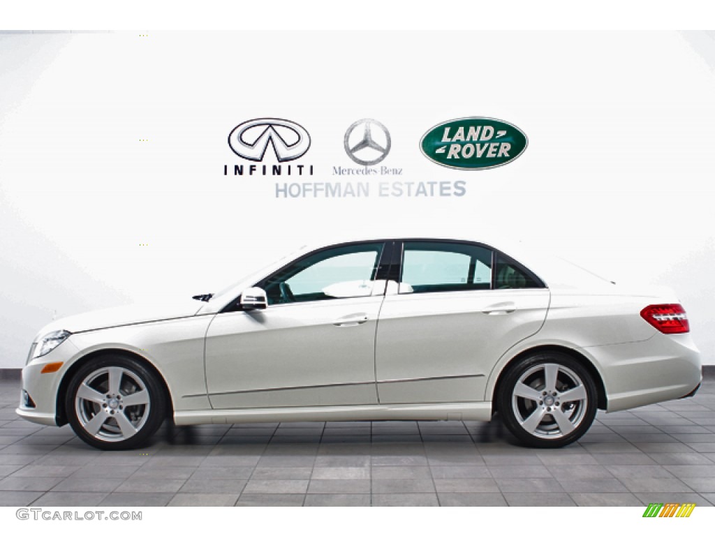 2010 E 350 4Matic Sedan - Arctic White / Almond Beige photo #2