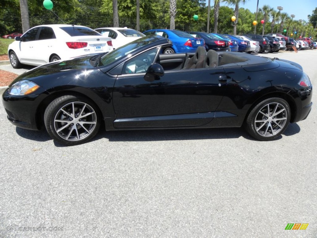 Kalapana Black 2012 Mitsubishi Eclipse Spyder GS Sport Exterior Photo #65708495