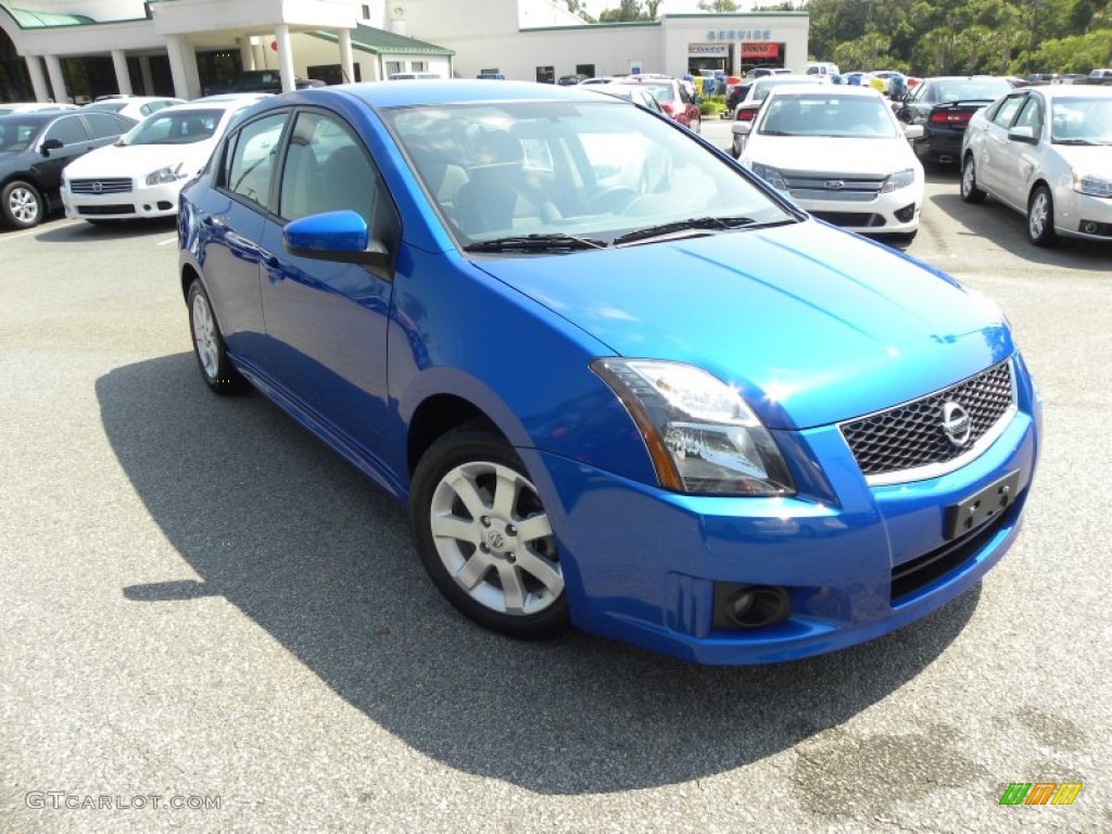 Metallic Blue Nissan Sentra