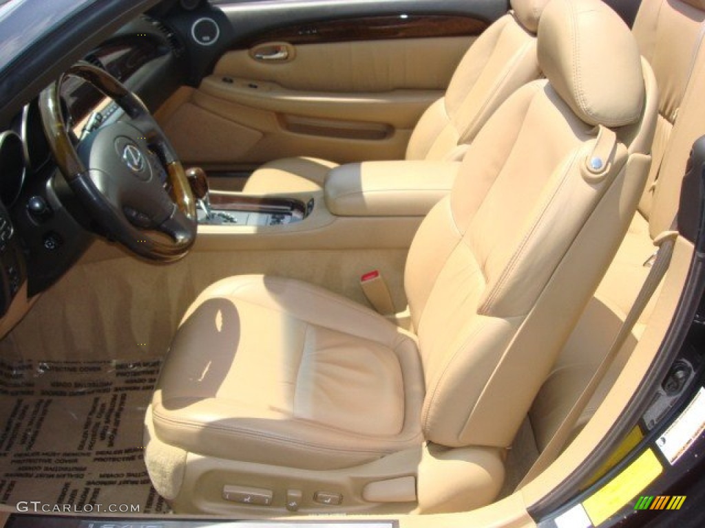 Camel Interior 2008 Lexus SC 430 Convertible Photo #65710394