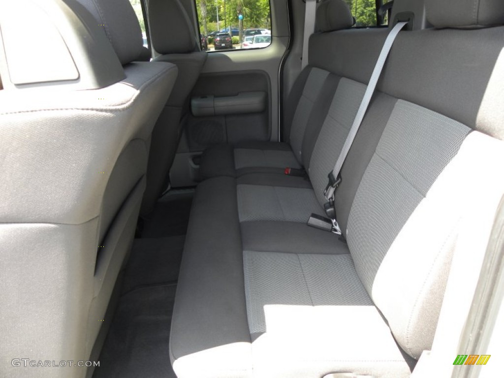 2004 F150 XLT SuperCab 4x4 - Oxford White / Black/Medium Flint photo #6