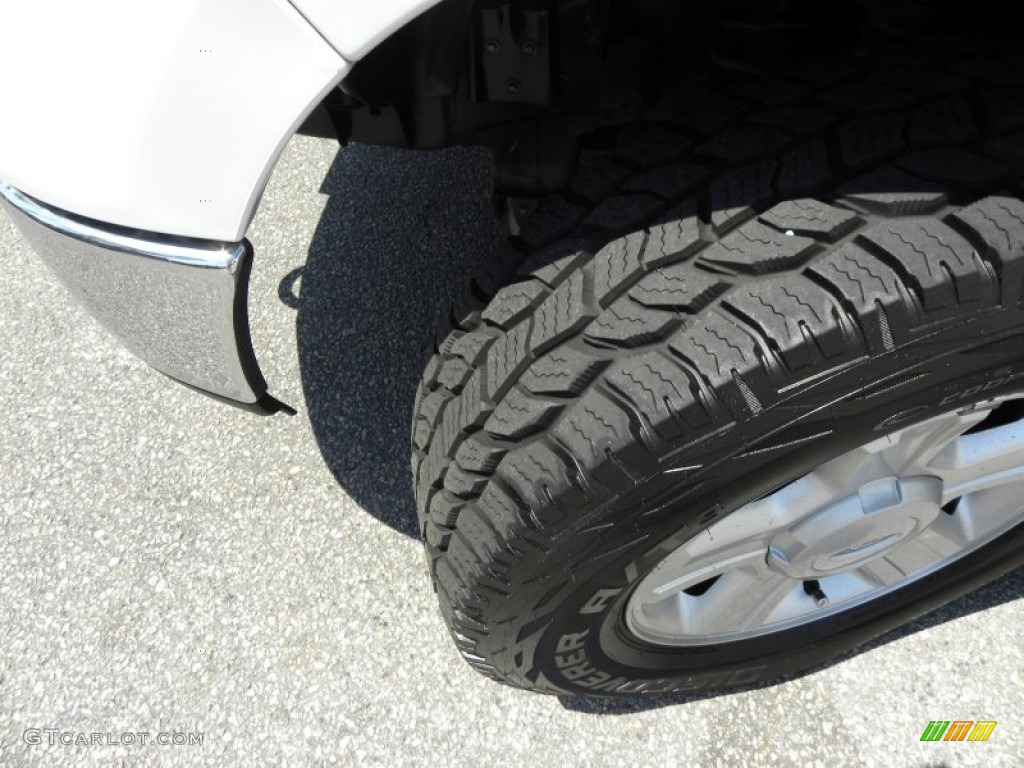 2004 F150 XLT SuperCab 4x4 - Oxford White / Black/Medium Flint photo #16