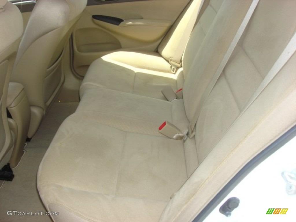 2007 Civic Hybrid Sedan - Taffeta White / Ivory photo #9
