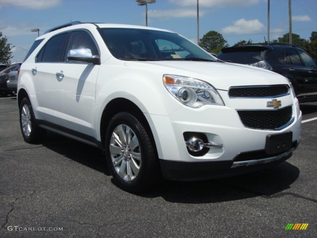 2010 Equinox LTZ - Summit White / Jet Black/Light Titanium photo #1