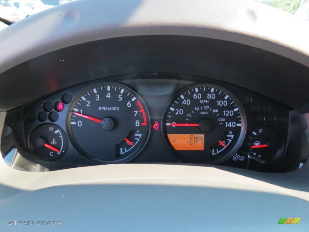 2012 Nissan Frontier SV Crew Cab Gauges Photo #65711257