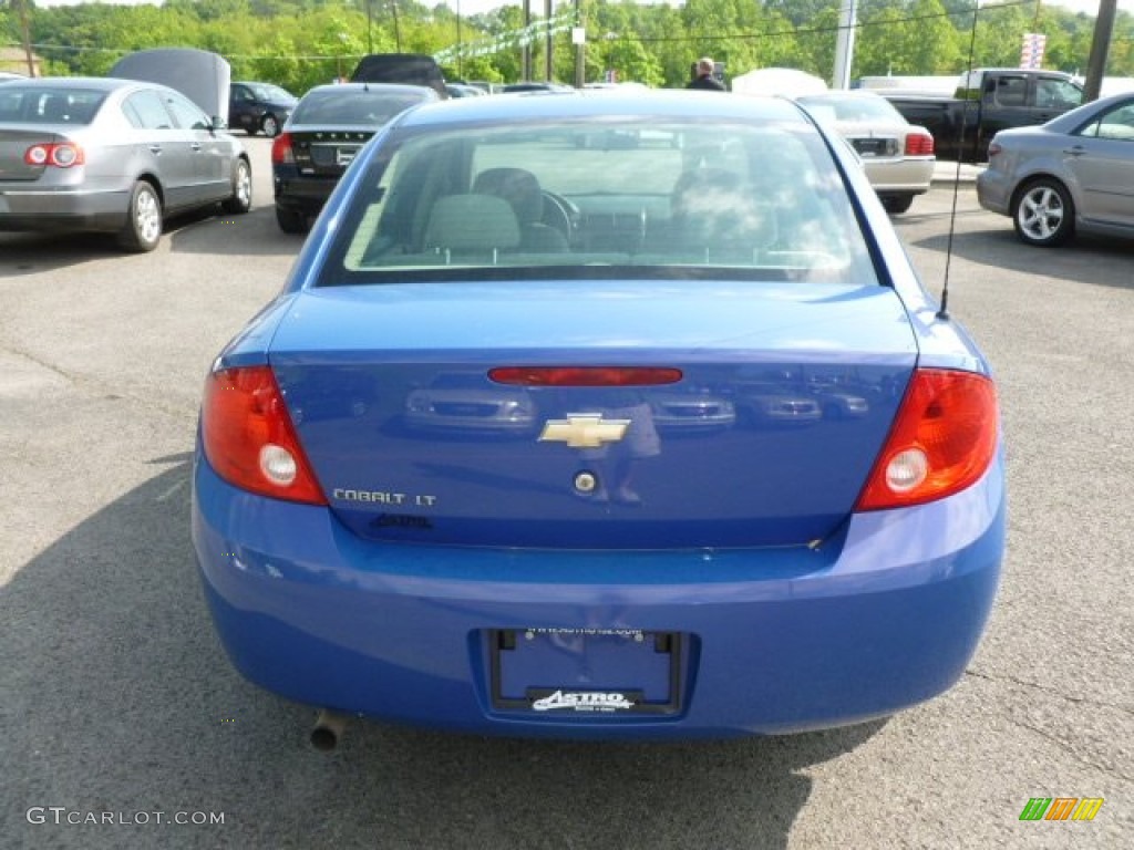 2008 Cobalt LT Sedan - Blue Flash Metallic / Gray photo #6