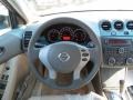 2012 Nissan Altima Blonde Interior Steering Wheel Photo