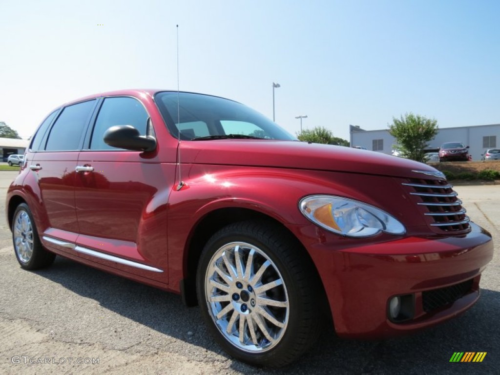 2007 PT Cruiser GT - Inferno Red Crystal Pearl / Pastel Pebble Beige photo #1