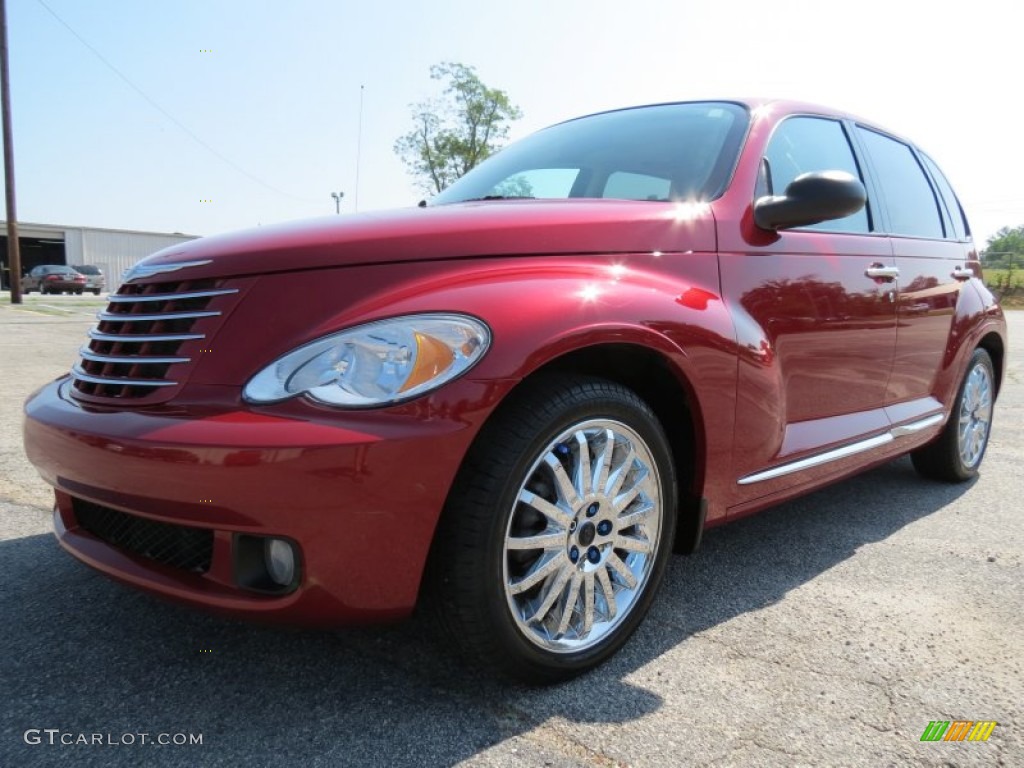 2007 PT Cruiser GT - Inferno Red Crystal Pearl / Pastel Pebble Beige photo #3