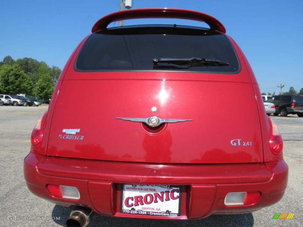 2007 PT Cruiser GT - Inferno Red Crystal Pearl / Pastel Pebble Beige photo #6