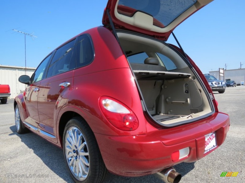 2007 PT Cruiser GT - Inferno Red Crystal Pearl / Pastel Pebble Beige photo #13