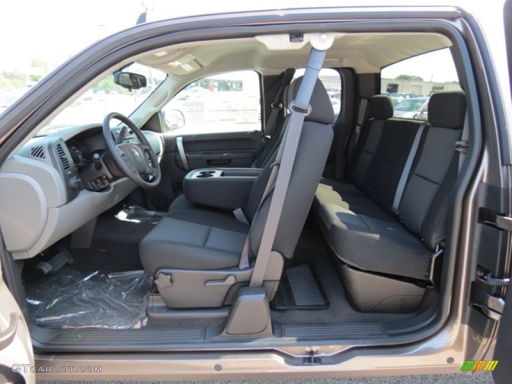 2012 Silverado 1500 LS Extended Cab - Mocha Steel Metallic / Dark Titanium photo #11