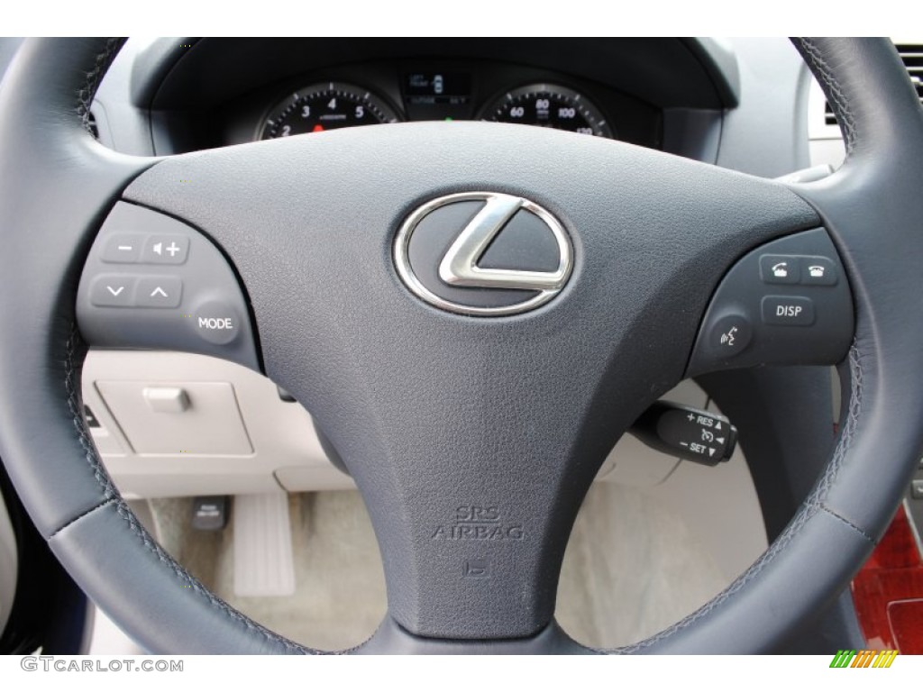 2009 Lexus ES 350 Cashmere Steering Wheel Photo #65714003