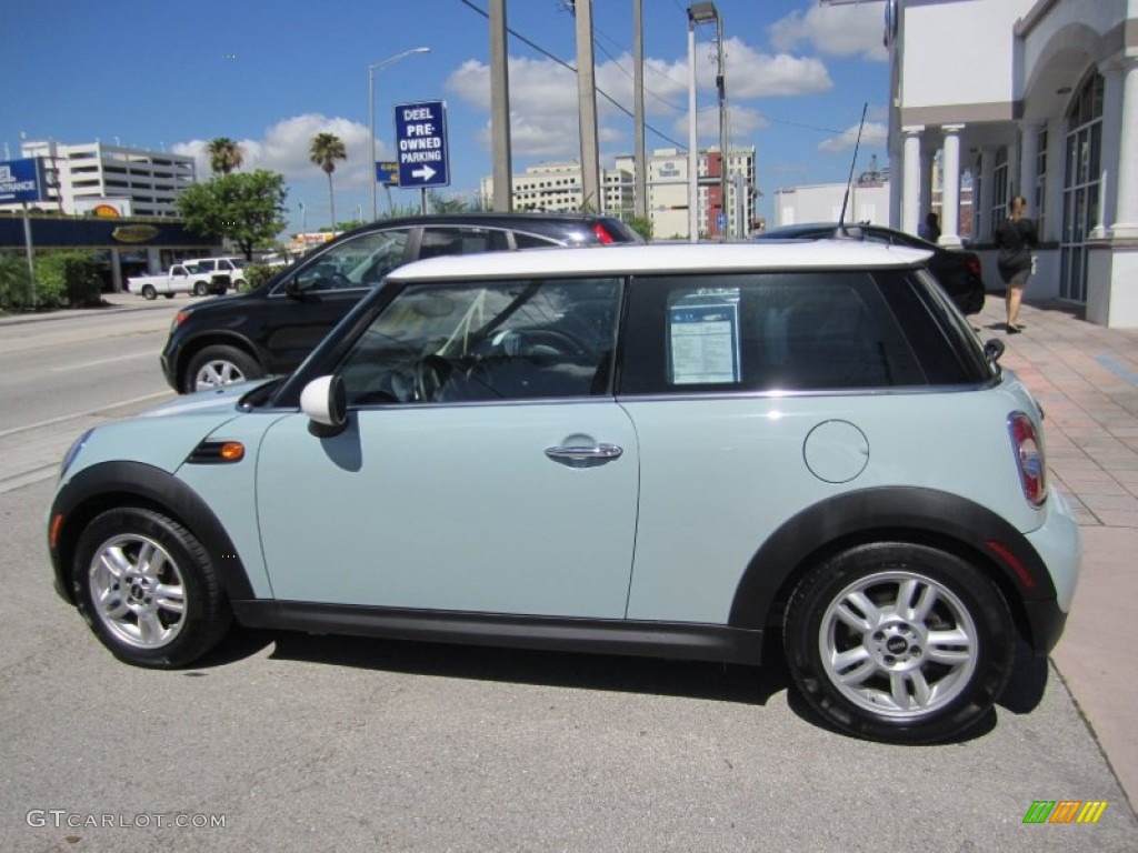 Ice Blue 2011 Mini Cooper Hardtop Exterior Photo #65714279