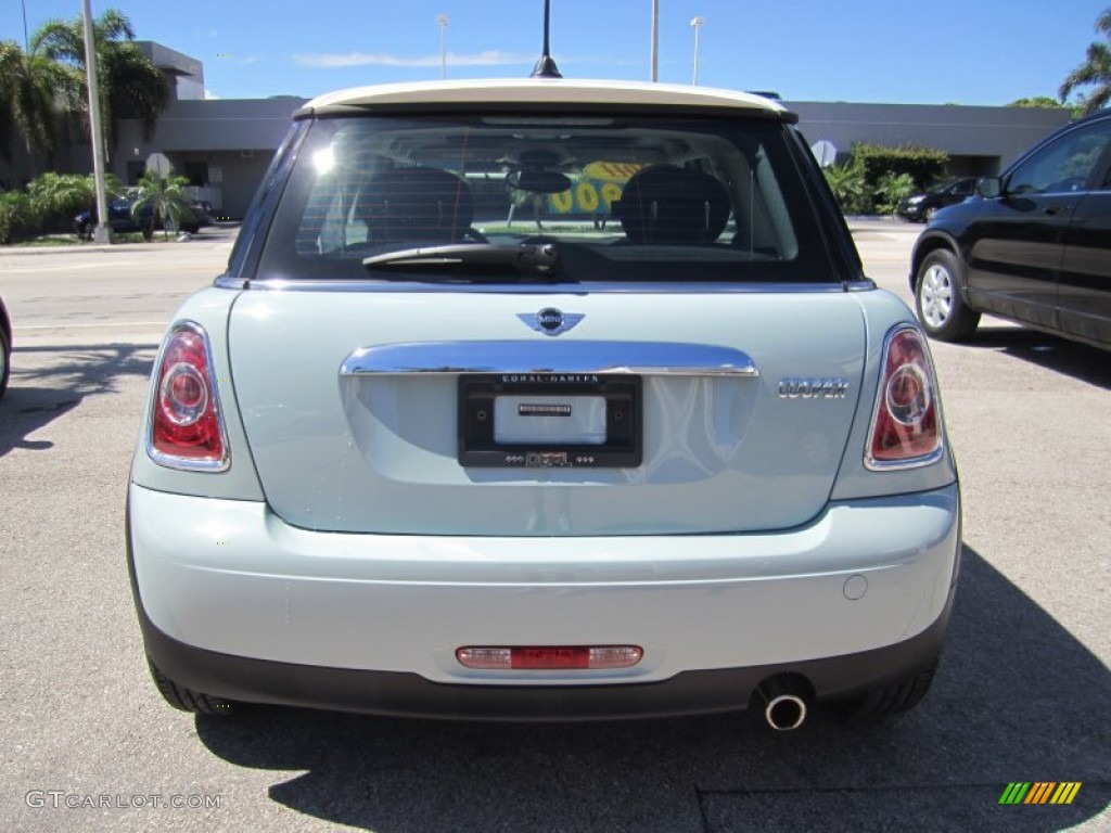 2011 Cooper Hardtop - Ice Blue / Carbon Black photo #4