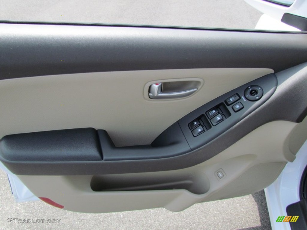 2009 Elantra GLS Sedan - Captiva White / Gray photo #9