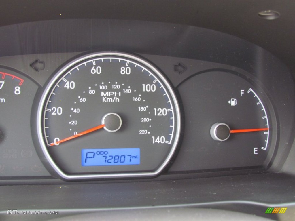 2009 Elantra GLS Sedan - Captiva White / Gray photo #15