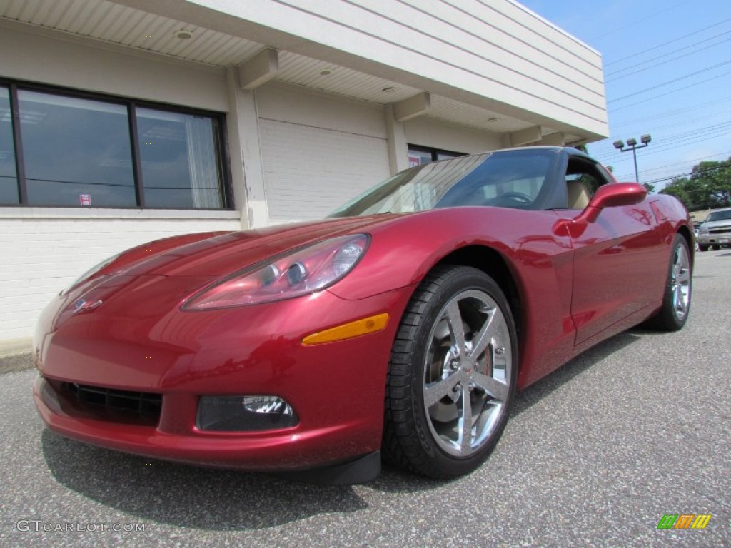 Crystal Red Metallic 2010 Chevrolet Corvette Coupe Exterior Photo #65717453