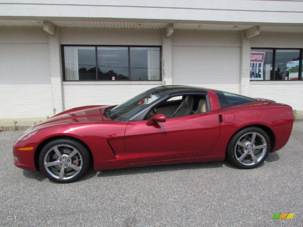 Crystal Red Metallic 2010 Chevrolet Corvette Coupe Exterior Photo #65717480