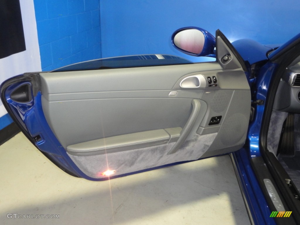 2009 Porsche 911 Carrera S Cabriolet Stone Grey Door Panel Photo #65718368