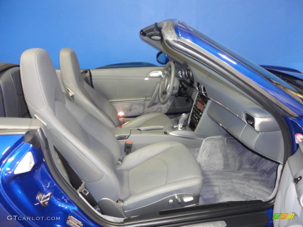 2009 911 Carrera S Cabriolet - Aqua Blue Metallic / Stone Grey photo #26
