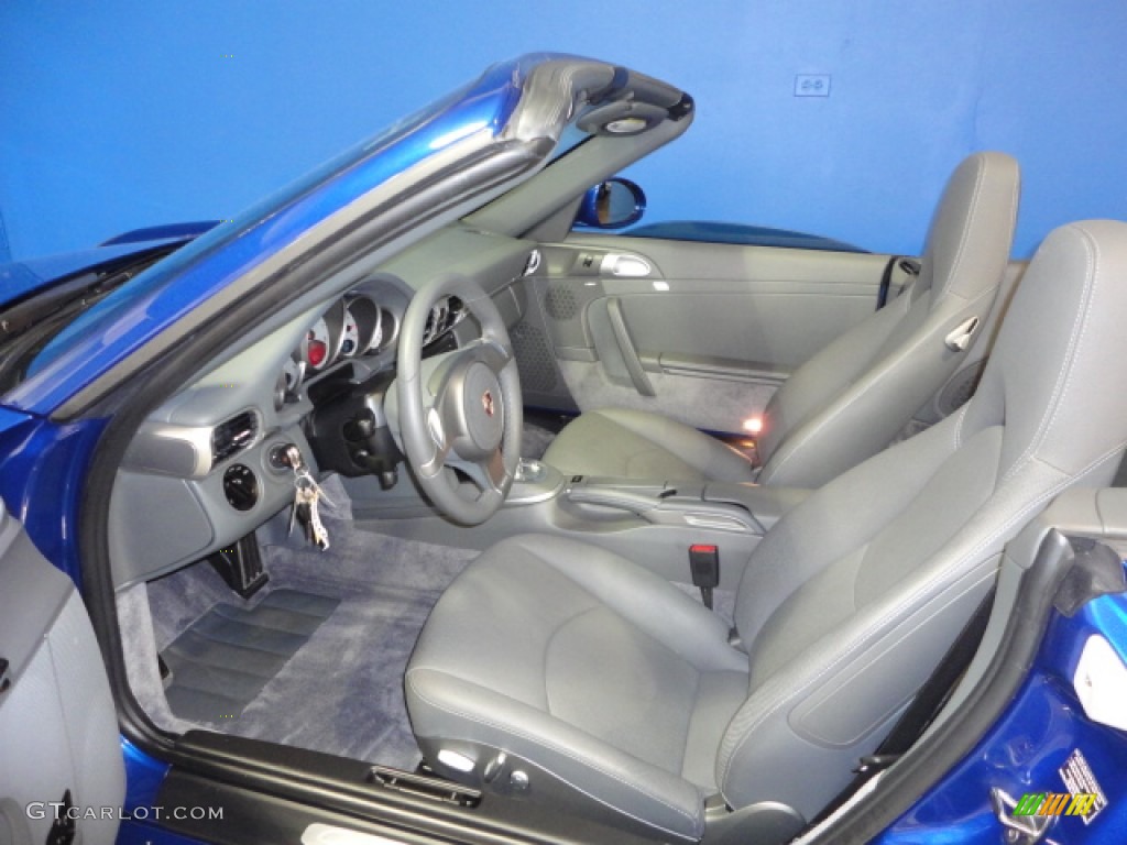 Stone Grey Interior 2009 Porsche 911 Carrera S Cabriolet Photo #65718470