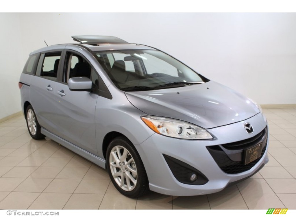 2012 MAZDA5 Touring - Clear Water Blue Metallic / Black photo #1