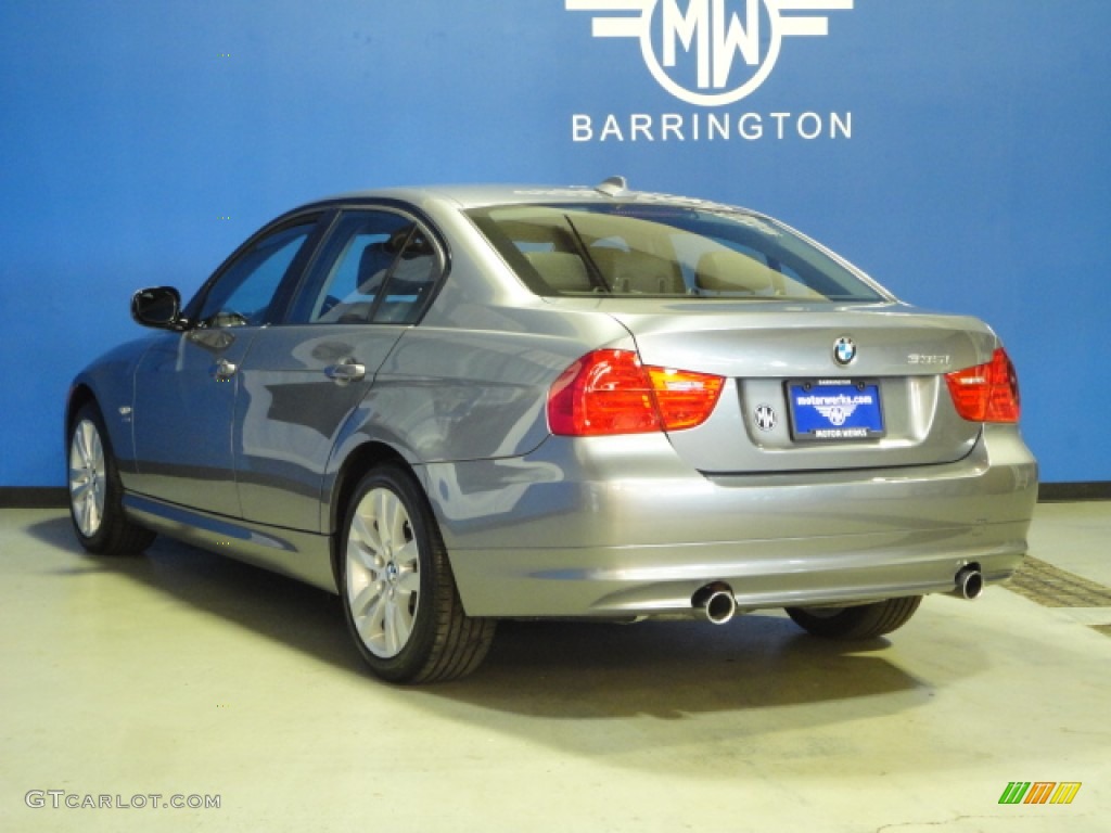2011 3 Series 335i xDrive Sedan - Space Gray Metallic / Black Dakota Leather photo #6